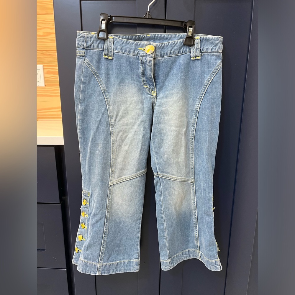 BCBG Crop Flare jeans